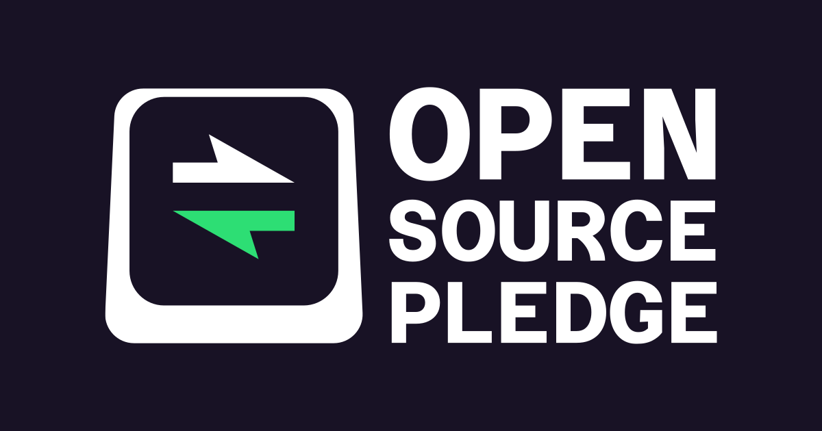 Joining the Open Source Pledge